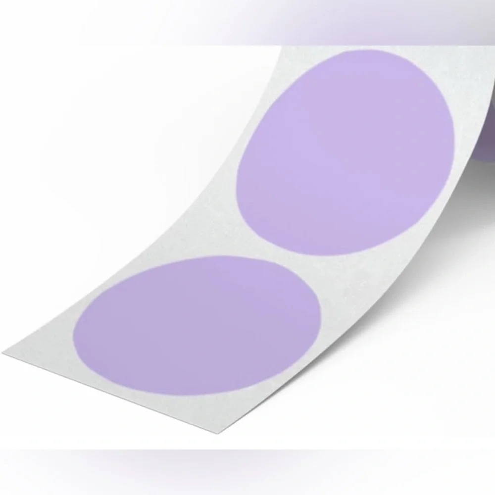 50 CUSTOM STICKERS - 2” ROUND - WITH YOUR QR CODE & CLOSET NAME